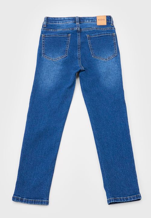 Jeans Niño Kids 5 Bolsillos Azul Oscuro