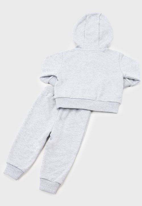 Conjunto Bebe Niño Hoodie Gris Melange