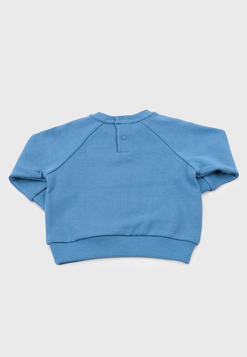 Poleron Bebe Niño Pullover Focal Azul