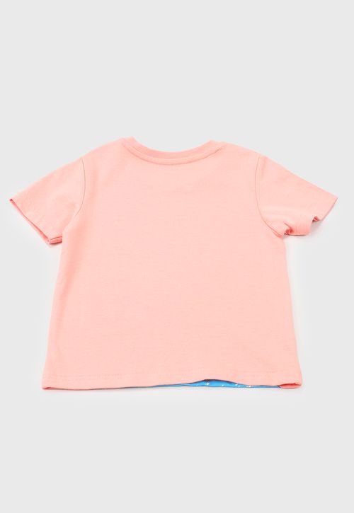 Polera Bebe Niño M/C Fun Naranjo
