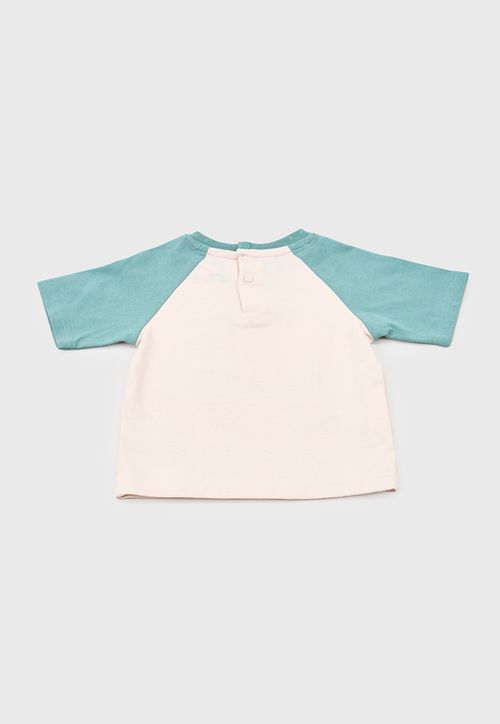 Polera Bebe Niño M/C Interactiva Beige