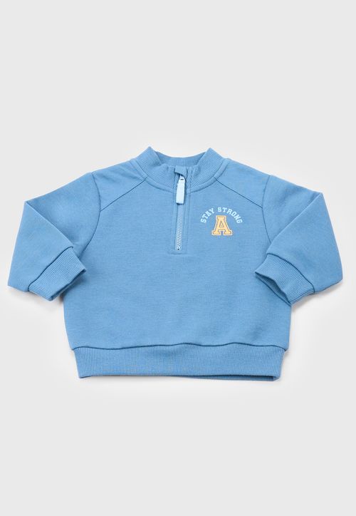 Poleron Bebe Niño Core Azul
