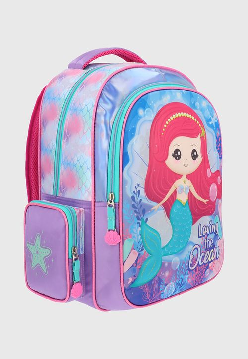 Mochila Keepack Sirena Morado