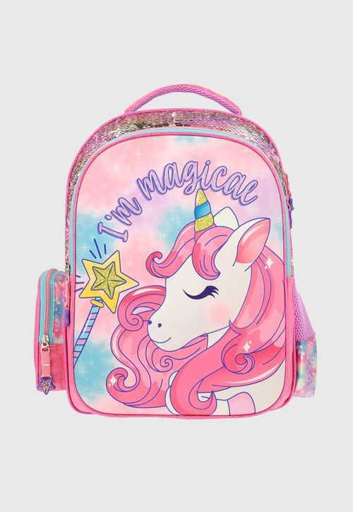 Mochila Keepack Unicornio Rosado