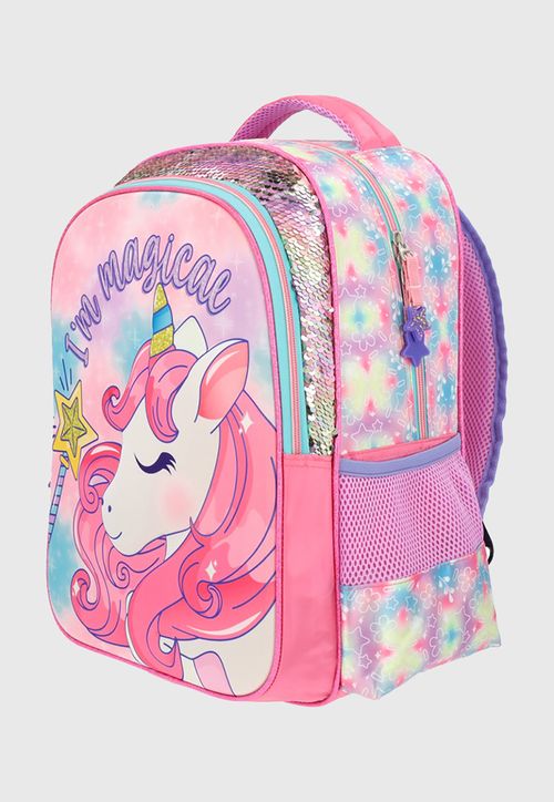 Mochila Keepack Unicornio Rosado