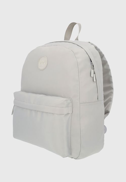 Mochila Juvenil Basic City Beige
