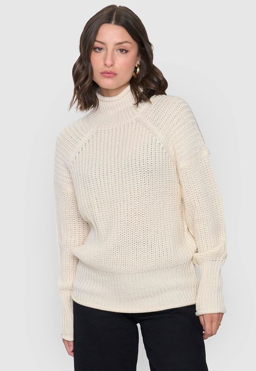 Sweater Mujer Grueso Crudo