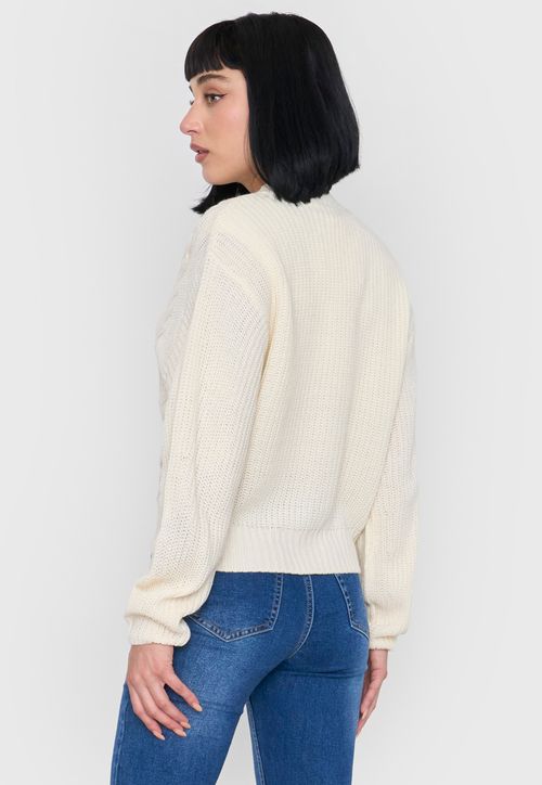 Cárdigan Mujer Color Beige