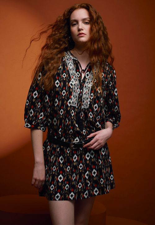 Vestido Mujer Western Café
