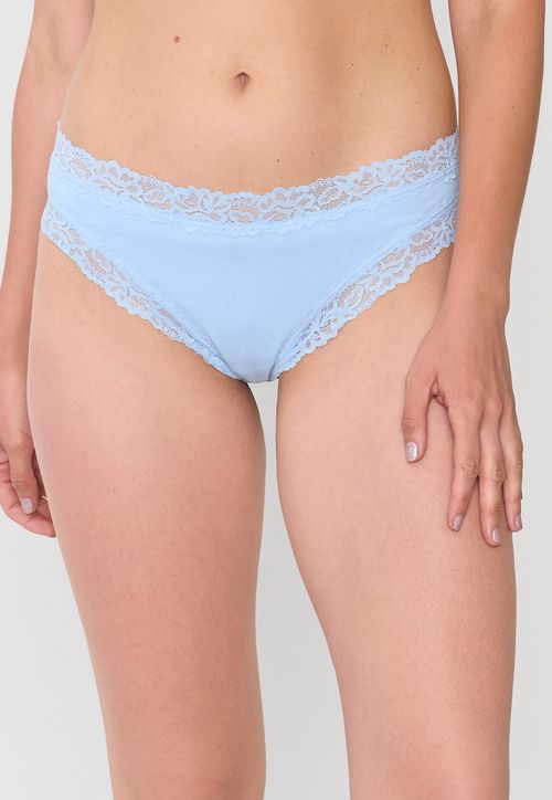 Calzón Mujer Bikini Celeste