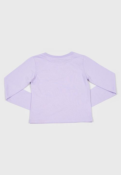 Polera Niña Kids M/L Glitter Lila