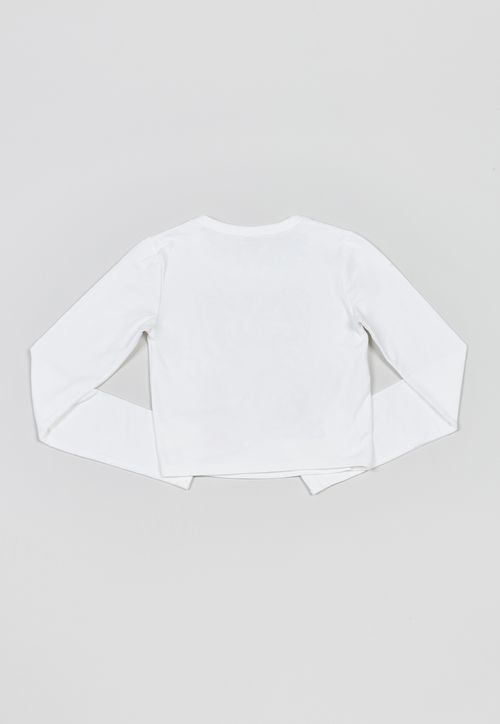 Polera Niña Teen M/L Focal Blanco