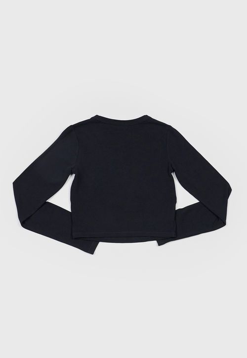 Polera Niña Teen M/L Focal Negro