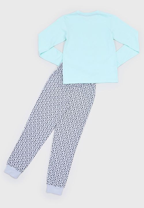 Pijama Niña Kids Largo Menta