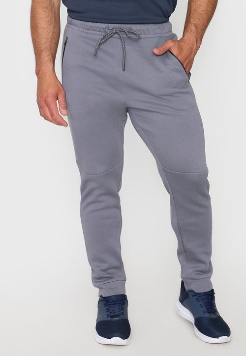 Buzo Hombre Deportivo Cierres Color Gris