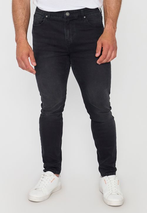 Jeans Hombre Skinny Negro