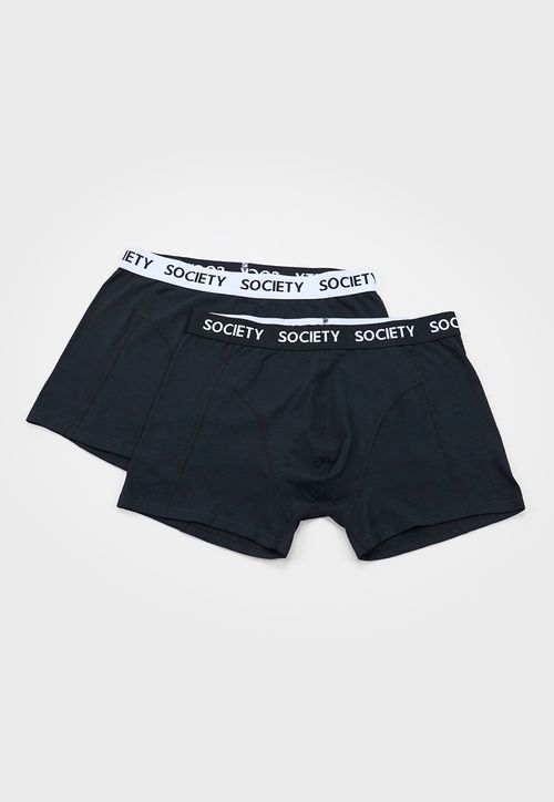 Boxer Hombre Liso Negro