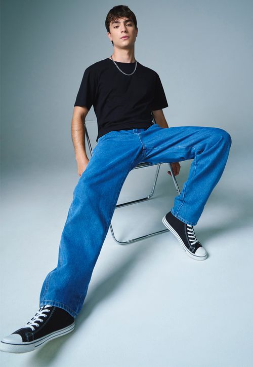 Jeans Hombre Carpenter Color Azul Medio