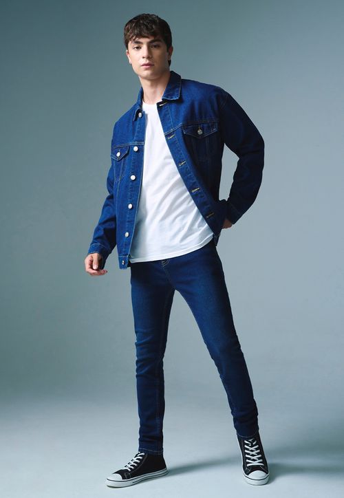 Jeans Hombre Super Skinny Color Raw