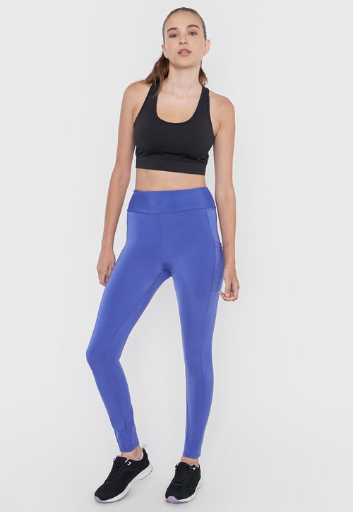 Calza Mujer Deportiva Pitillo Color Lila
