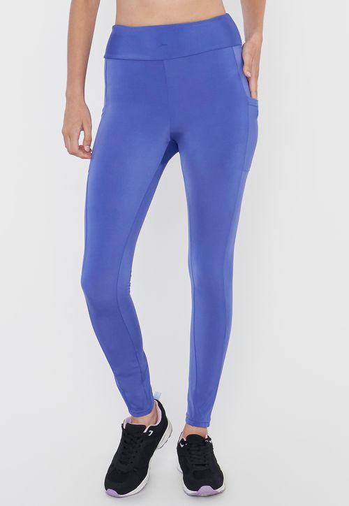 Calza Mujer Deportiva Pitillo Color Lila