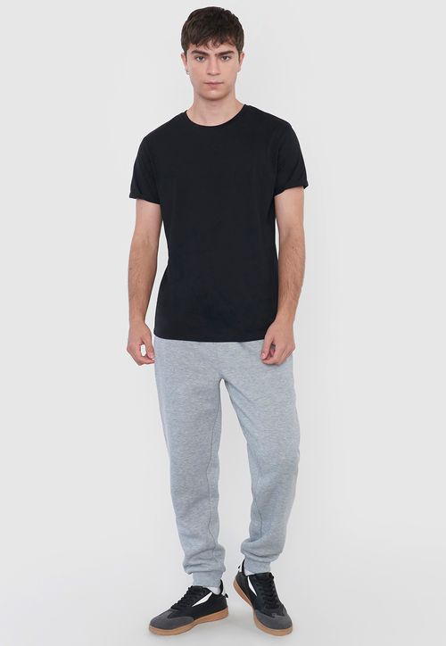 Buzo Hombre Jogger Gris Melange