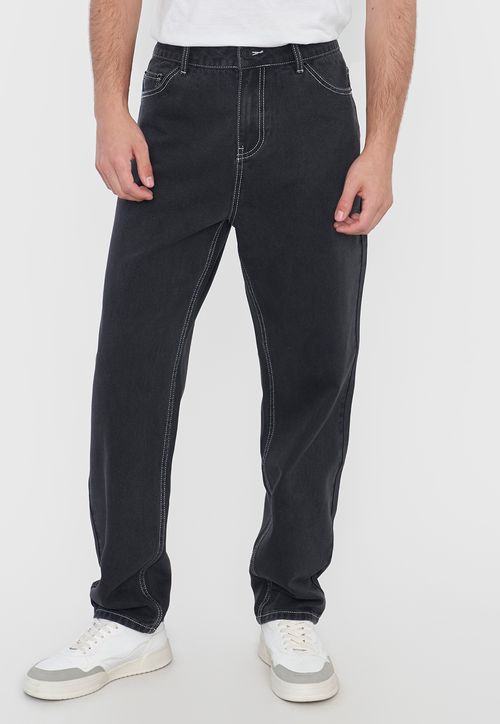 Jeans Hombre Skater Vintage Negro