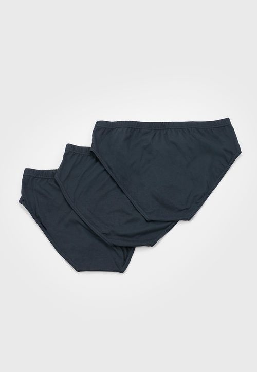 Slip Hombre Tripack Color Negro