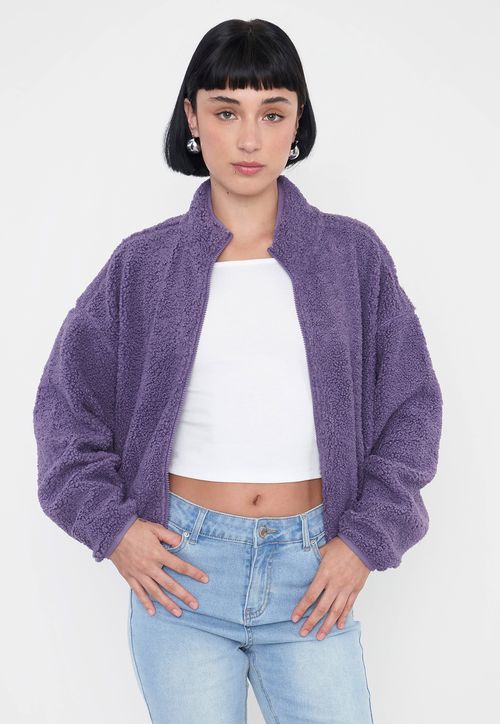 Polerón Mujer Corderito Morado
