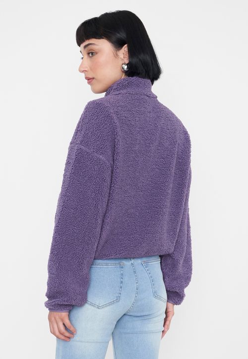 Polerón Mujer Corderito Morado