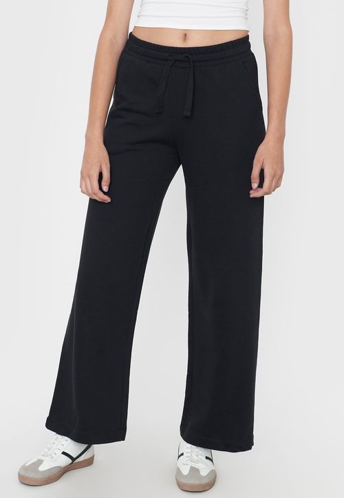 Pantalón Mujer Buzo Color Negro
