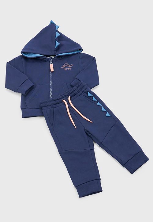 Conjunto Bebé Niño Zipper Navy