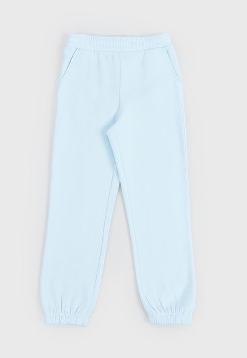 Pantalón De Buzo Niña Kids Basico Celeste