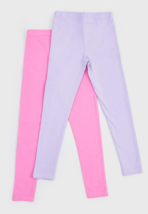 Calza Niña Kids Bipack Lila
