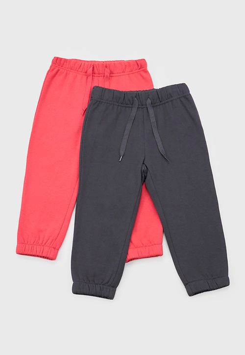 Pantalón De Buzo Bebé Niño Bipack Rojo