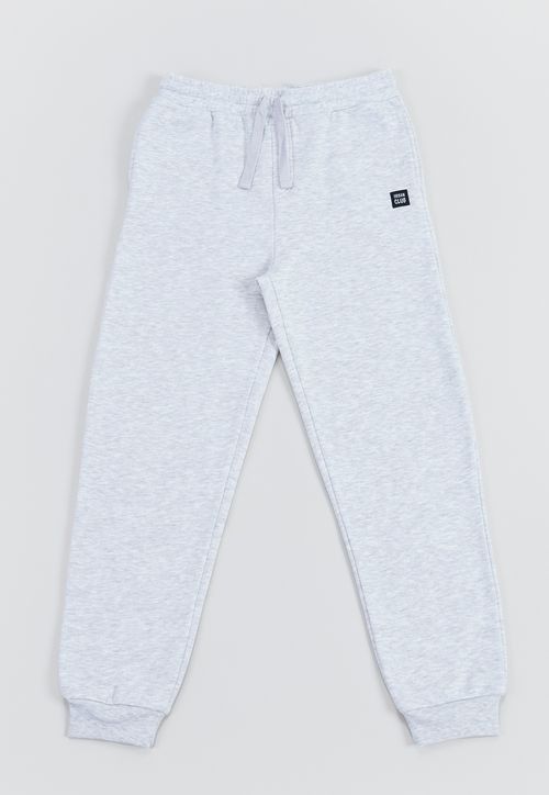 Pantalón De Buzo Niño Teen Basico Gris