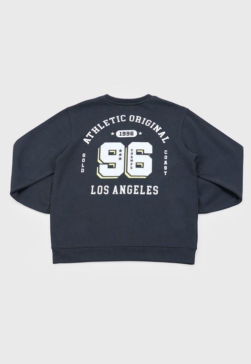 Poleron Niño Teen Pullover Negro