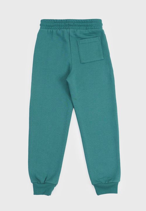 Pantalón De Buzo Niño Kids Basico Verde