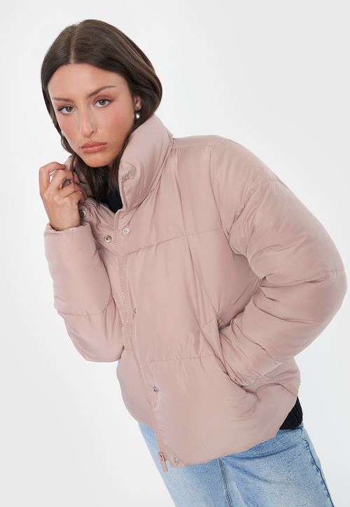 Parka Mujer Clásica Palo Rosa