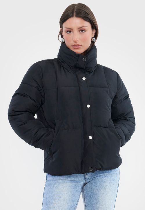 Parka Mujer Clásica Negro