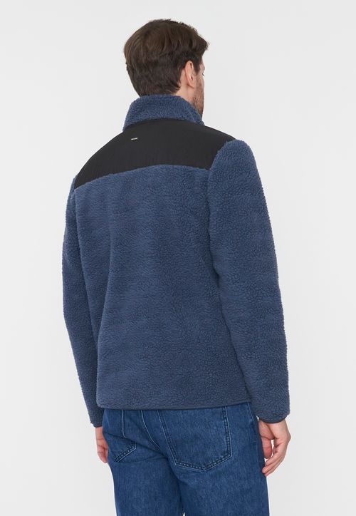 Chaqueta Hombre Sherpa Azul