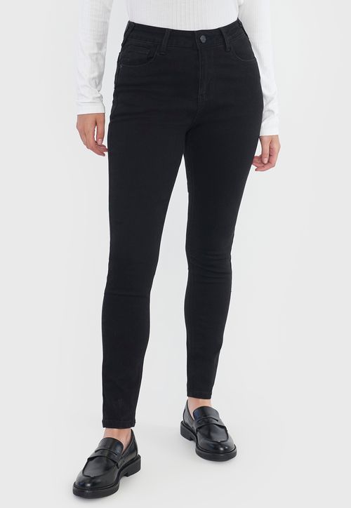 Jeans Mujer Skinny Fit Negro