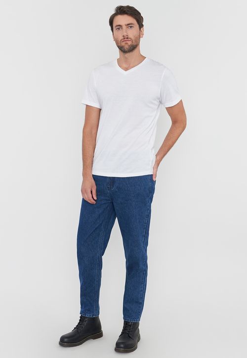 Jeans Hombre Regular Azul Oscuro