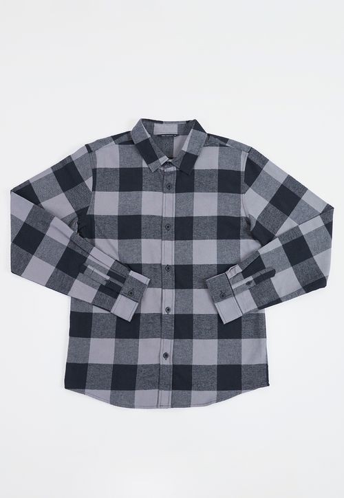 Camisa Niño Teen Franela Gris