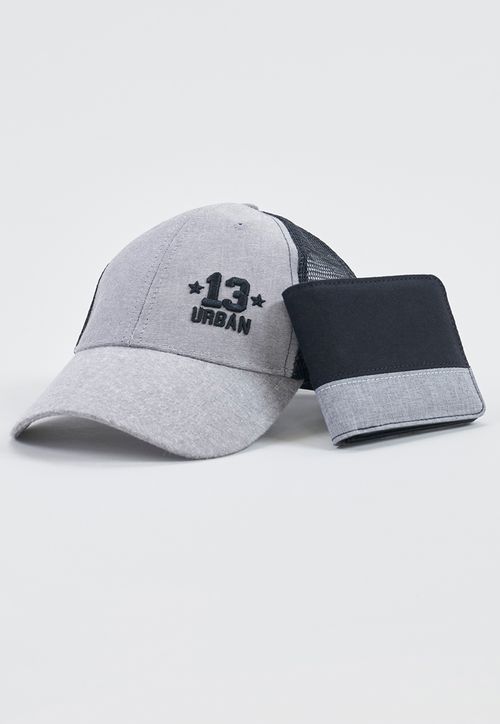 Jockey Billetera Hombre Pack Gris