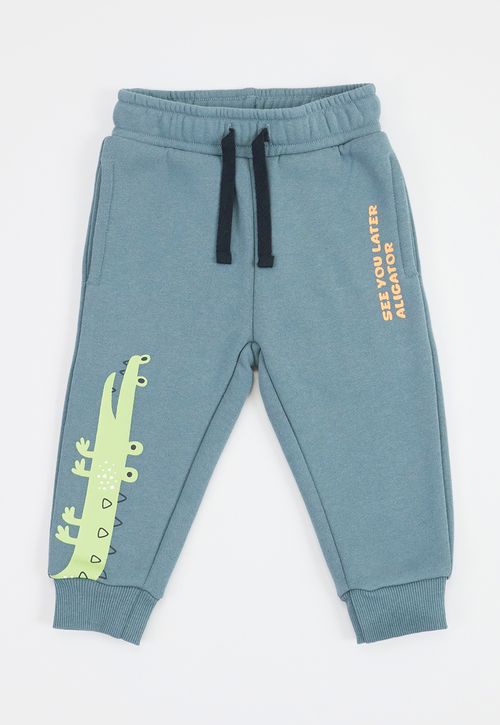 Pantalón De Buzo Bebé Niño Focal Verde