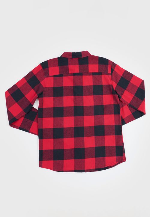 Camisa Niño Teen Franela Rojo