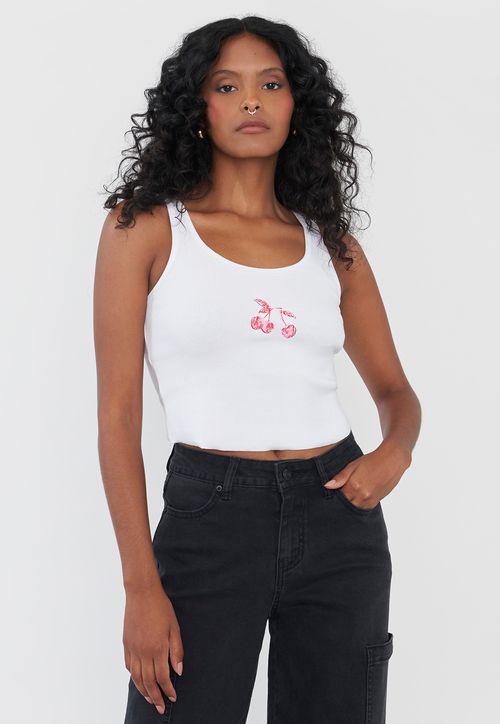 Peto Mujer Local Print Blanco