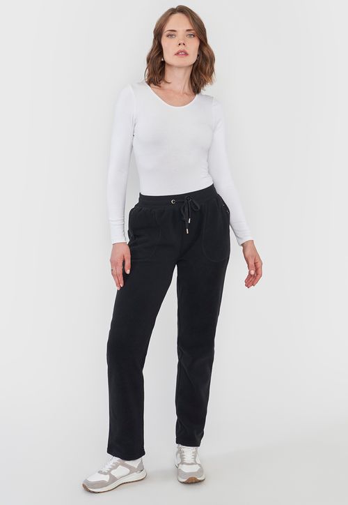 Pantalón Mujer Polar Negro
