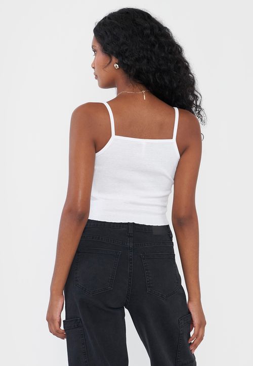 Peto Mujer Pabilo Blanco Roulet